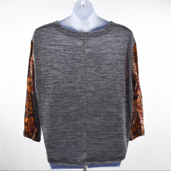 Style & Co Crewneck sheer sleeve Sweater - Picture 6 of 6